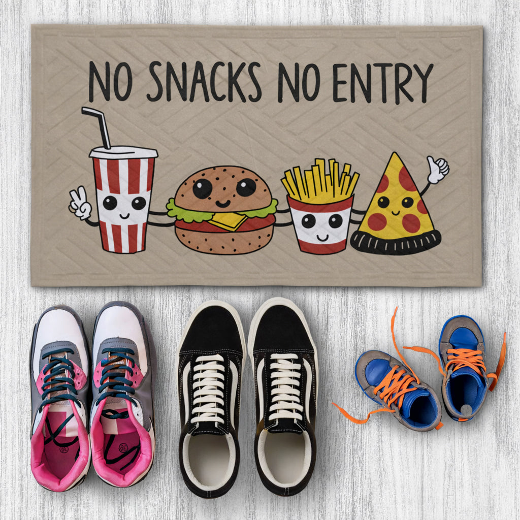 Fußmatte Keine snacks Kein eintritt