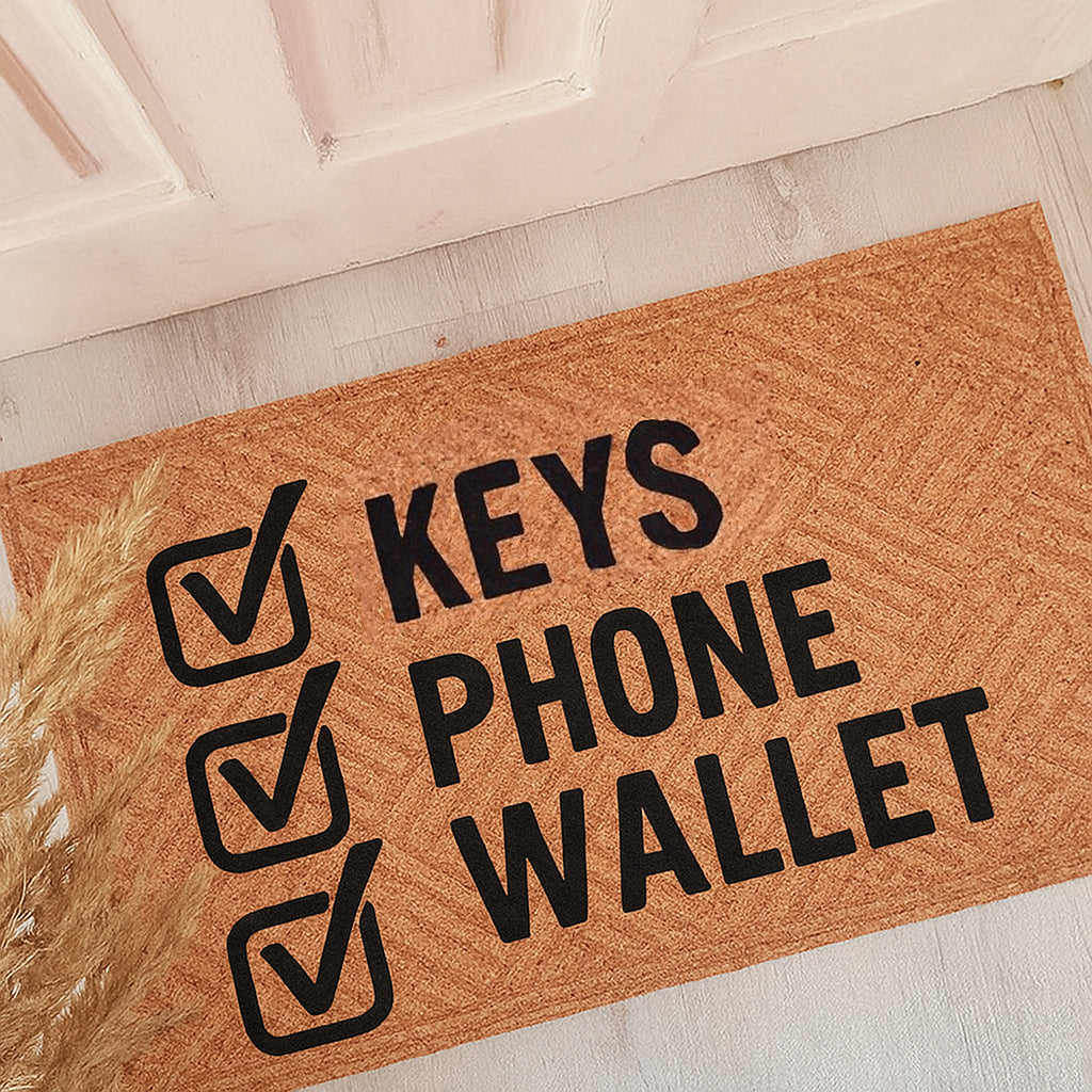 Fußmatte Scheckbrief