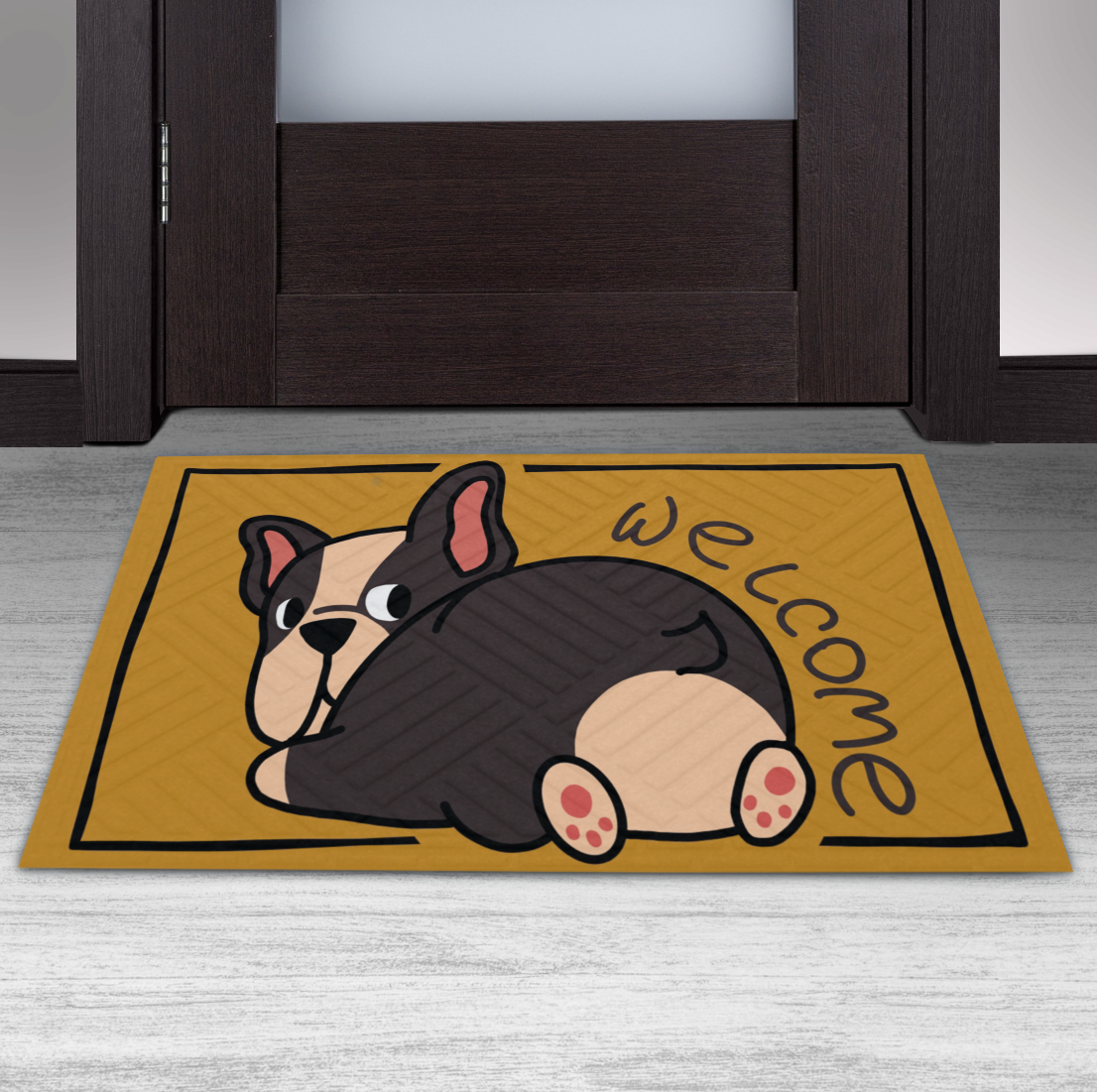 Fußmatte Willkommen vom Hund